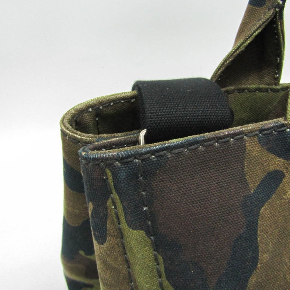 PRADA Brown Canvas Shoulder Bag - Picture 6 of 12